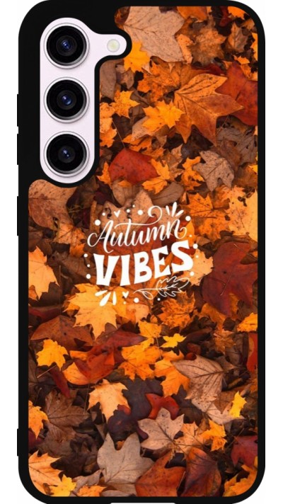 Samsung Galaxy S23 Case Hülle - Silikon schwarz Autumn 25 Autumn vibes