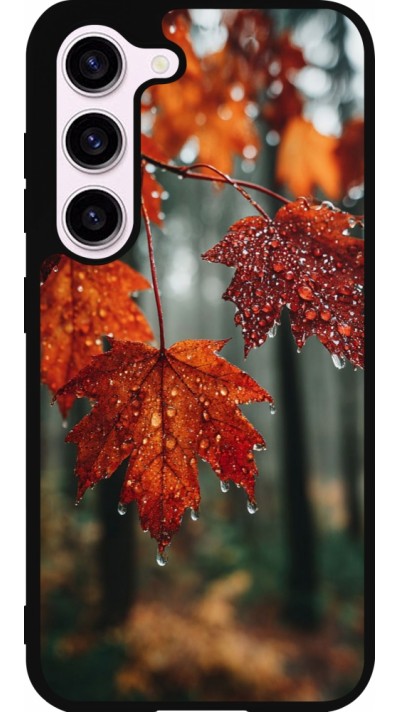 Samsung Galaxy S23 Case Hülle - Silikon schwarz Autumn 25 Rain