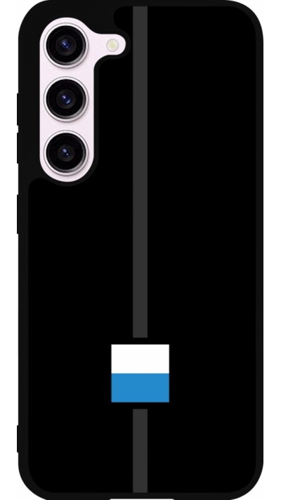 Coque Samsung Galaxy S23 - Silicone rigide noir Canton LU noir