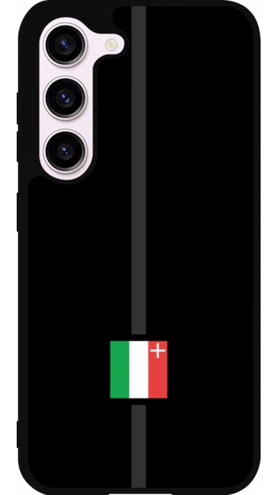 Coque Samsung Galaxy S23 - Silicone rigide noir Canton NE noir