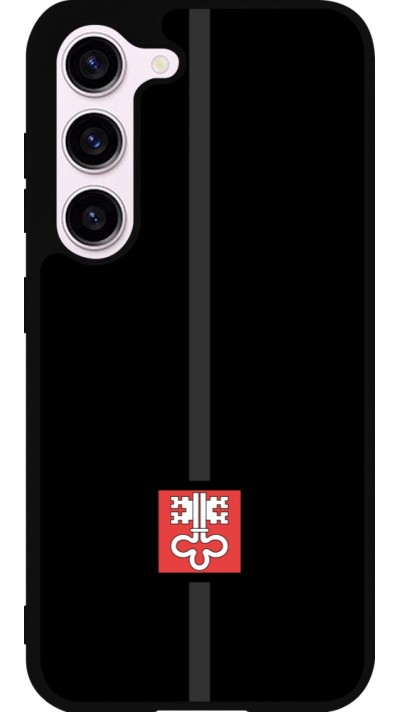 Coque Samsung Galaxy S23 - Silicone rigide noir Canton NW noir