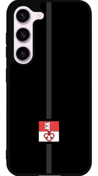 Coque Samsung Galaxy S23 - Silicone rigide noir Canton OW noir