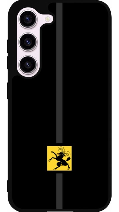 Coque Samsung Galaxy S23 - Silicone rigide noir Canton SH noir