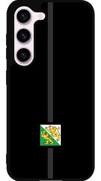 Coque Samsung Galaxy S23 - Silicone rigide noir Canton TG noir