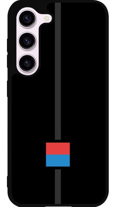 Coque Samsung Galaxy S23 - Silicone rigide noir Canton TI noir