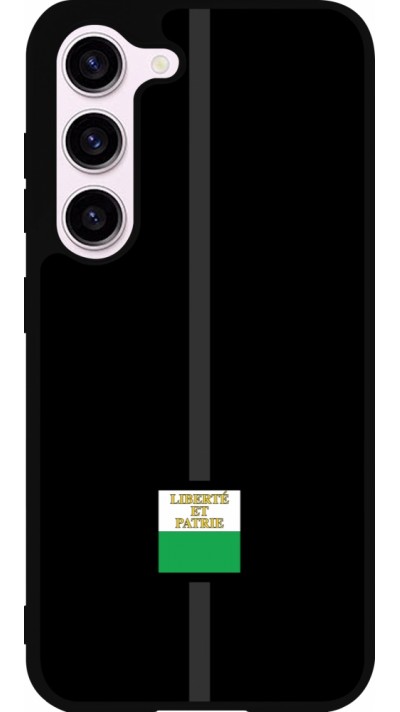 Coque Samsung Galaxy S23 - Silicone rigide noir Canton VD noir