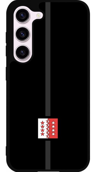 Coque Samsung Galaxy S23 - Silicone rigide noir Canton VS noir