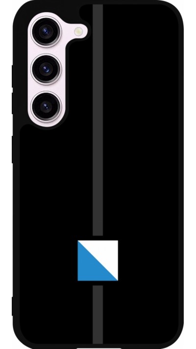 Coque Samsung Galaxy S23 - Silicone rigide noir Canton ZH noir