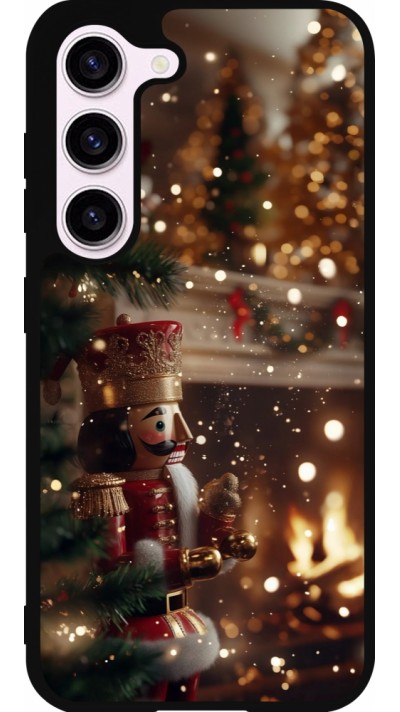 Coque Samsung Galaxy S23 - Silicone rigide noir Christmas 25 Xmas Nutcracker
