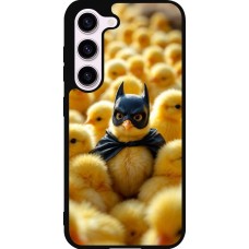 Coque Samsung Galaxy S23 - Silicone rigide noir Easter 2026 Chicken Batman