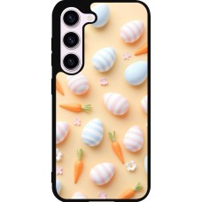 Coque Samsung Galaxy S23 - Silicone rigide noir Easter 2026 Pattern Easter