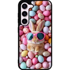 Coque Samsung Galaxy S23 - Silicone rigide noir Easter 2026 Rabbit fun