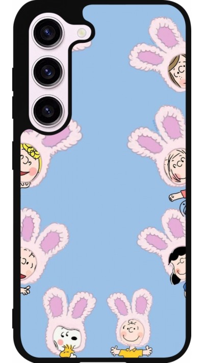 Coque Samsung Galaxy S23 - Silicone rigide noir Easter 2026 Snoopy