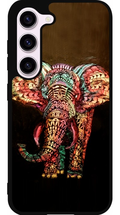 Coque Samsung Galaxy S23 - Silicone rigide noir Elephant 02