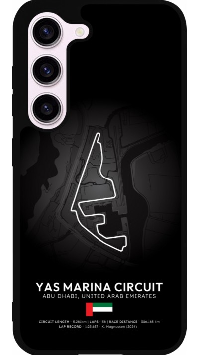 Coque Samsung Galaxy S23 - Silicone rigide noir F1 Track 2025 Abu Dhabi