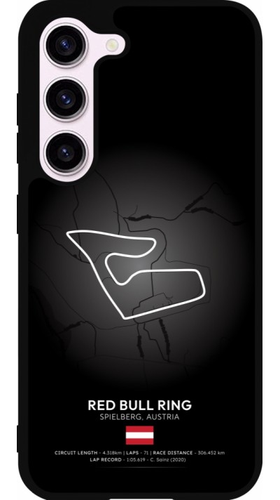 Coque Samsung Galaxy S23 - Silicone rigide noir F1 Track 2025 Austria
