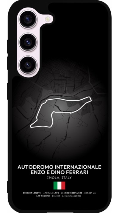 Coque Samsung Galaxy S23 - Silicone rigide noir F1 Track 2025 Emilia-Rogmana
