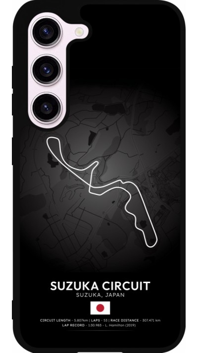 Coque Samsung Galaxy S23 - Silicone rigide noir F1 Track 2025 Japan