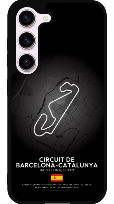 Coque Samsung Galaxy S23 - Silicone rigide noir F1 Track 2025 Spain