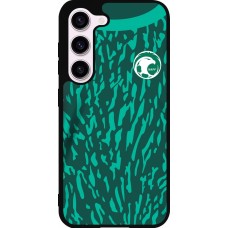 Samsung Galaxy S23 Case Hülle - Silikon schwarz Saudi-Arabien 2022 personalisierbares Fussballtrikot