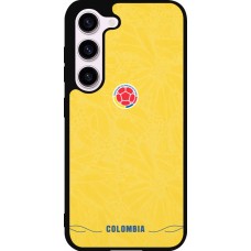 Coque Samsung Galaxy S23 - Silicone rigide noir Maillot de football Colombie 2026 personnalisable