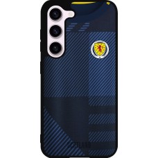 Coque Samsung Galaxy S23 - Silicone rigide noir Maillot de football Ecosse personnalisable