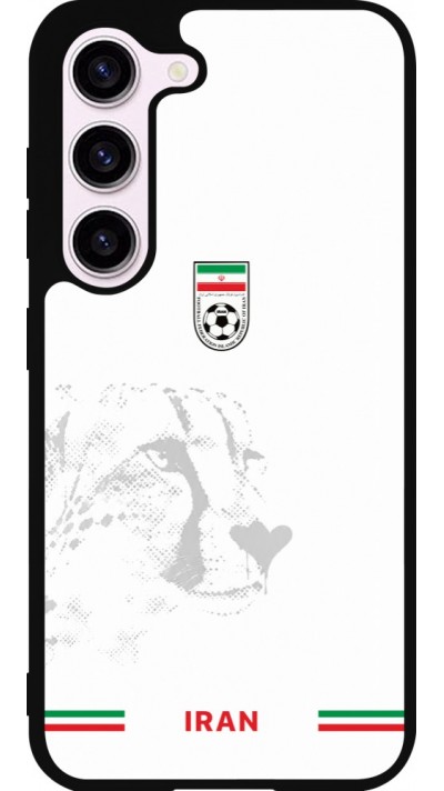 Coque Samsung Galaxy S23 - Silicone rigide noir Maillot de football Iran 2026 personnalisable