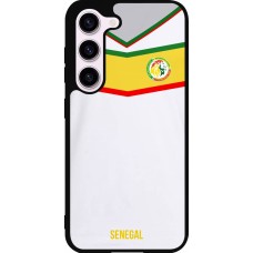 Samsung Galaxy S23 Case Hülle - Silikon schwarz Senegal 2022 personalisierbares Fußballtrikot