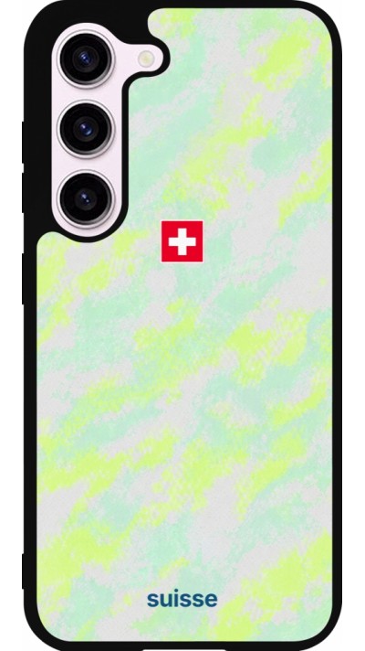 Coque Samsung Galaxy S23 - Silicone rigide noir Maillot de football Suisse Away 2026 personnalisable