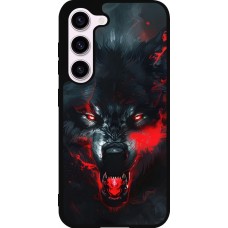 Coque Samsung Galaxy S23 - Silicone rigide noir Halloween 2024 mad werewolf