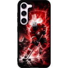 Coque Samsung Galaxy S23 - Silicone rigide noir Hockey World Championship Player