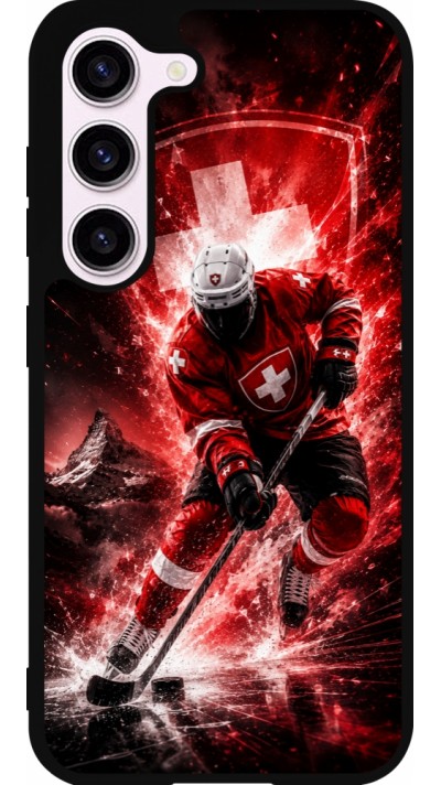 Coque Samsung Galaxy S23 - Silicone rigide noir Hockey World Championship Player