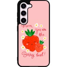 Samsung Galaxy S23 Case Hülle - Silikon schwarz Mom 2026 Berry best
