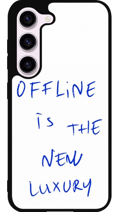 Samsung Galaxy S23 Case Hülle - Silikon schwarz Offline is the new luxury