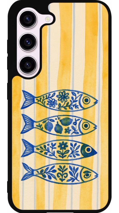 Coque Samsung Galaxy S23 - Silicone rigide noir Portuguese fish 2026