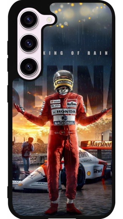 Coque Samsung Galaxy S23 - Silicone rigide noir Senna The King of Rain