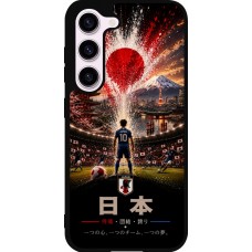 Coque Samsung Galaxy S23 - Silicone rigide noir Football Japon splash 2026