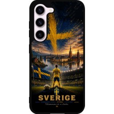 Coque Samsung Galaxy S23 - Silicone rigide noir Football Suède splash 2026