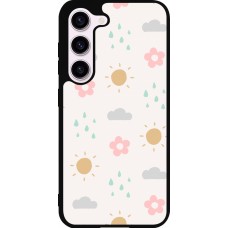 Samsung Galaxy S23 Case Hülle - Silikon schwarz Spring 23 weather