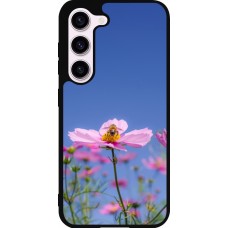 Coque Samsung Galaxy S23 - Silicone rigide noir Bee on a flower 2026