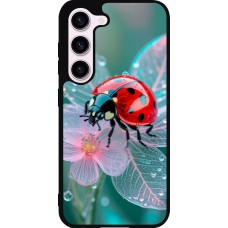 Coque Samsung Galaxy S23 - Silicone rigide noir Ladybird in bloom 2026