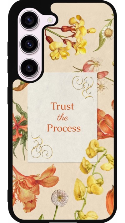 Coque Samsung Galaxy S23 - Silicone rigide noir Trust the process 2026