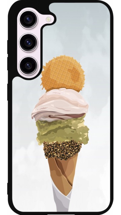 Coque Samsung Galaxy S23 - Silicone rigide noir Summer 2025 Cornet