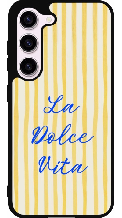 Coque Samsung Galaxy S23 - Silicone rigide noir The good life 2026
