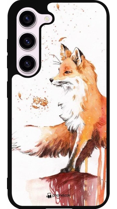 Coque Samsung Galaxy S23 FE - Silicone rigide noir Autumn 21 Fox Coque Samsung Galaxy S23 FE - Silicone rigide noir Autumn 21 Fox