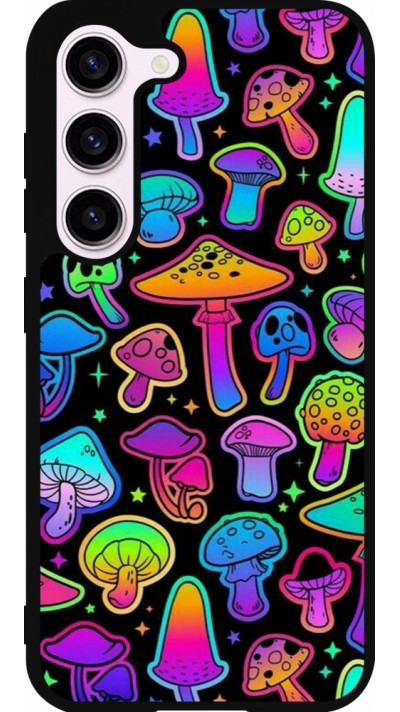 Coque Samsung Galaxy S23 FE - Silicone rigide noir Autumn 2024 magic mushrooms Coque Samsung Galaxy S23 FE - Silicone rigide noir Autumn 2024 magic mushrooms