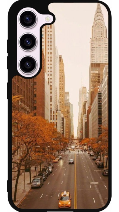 Coque Samsung Galaxy S23 FE - Silicone rigide noir Autumn 2024 New York city Coque Samsung Galaxy S23 FE - Silicone rigide noir Autumn 2024 New York city