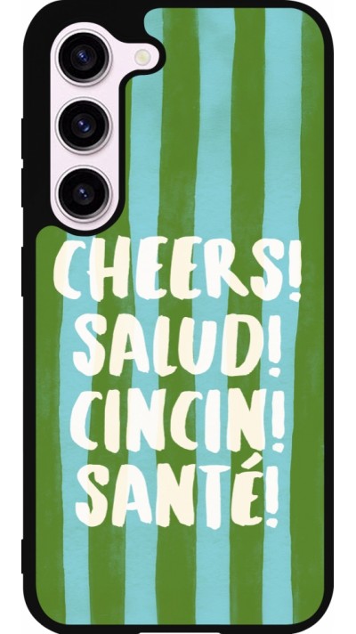 Coque Samsung Galaxy S23 FE - Silicone rigide noir Cheers 2026