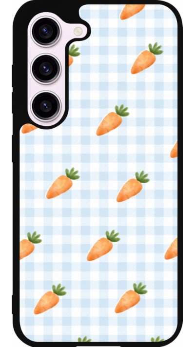 Coque Samsung Galaxy S23 FE - Silicone rigide noir Easter 2026 Pattern carrots