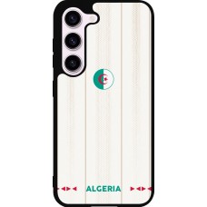 Coque Samsung Galaxy S23 FE - Silicone rigide noir Maillot de football Algérie 2026 personnalisable